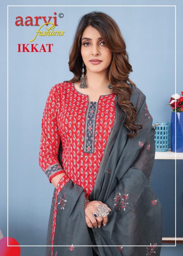 aarvi ikkat vol 1 Ready Made Cotton Printed Collection